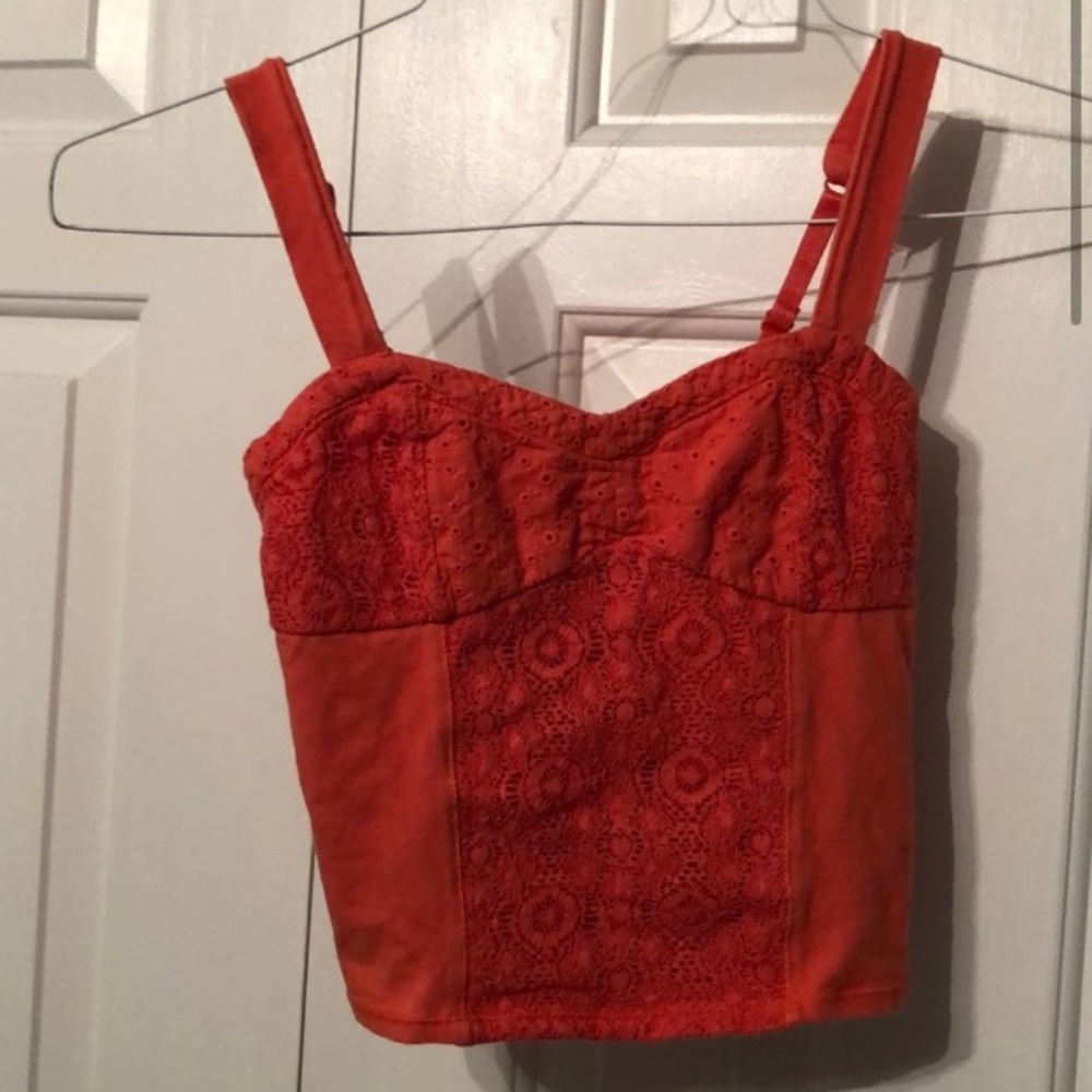 CROPPED CORSET-ESQUE TANK